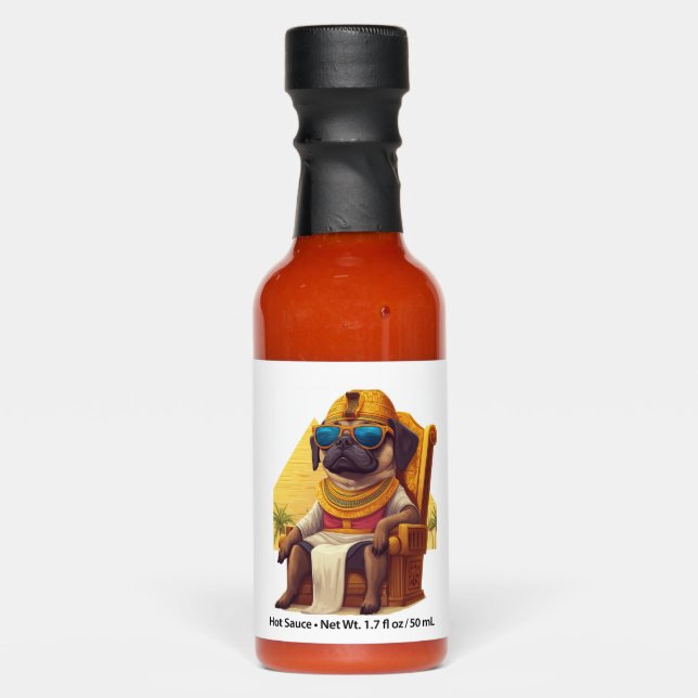 Pharaoh Pug � Ancient Egypt Dog Hot Sauces (Front)
