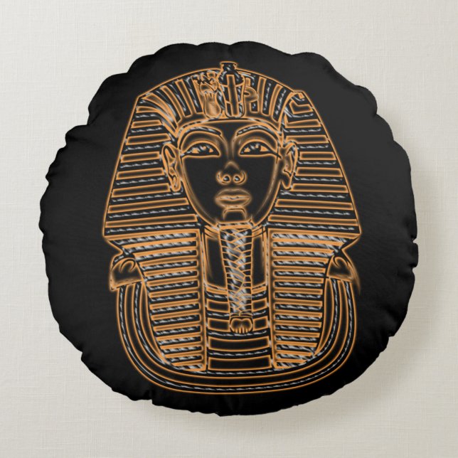 Pharaoh Round Pillow (Front)