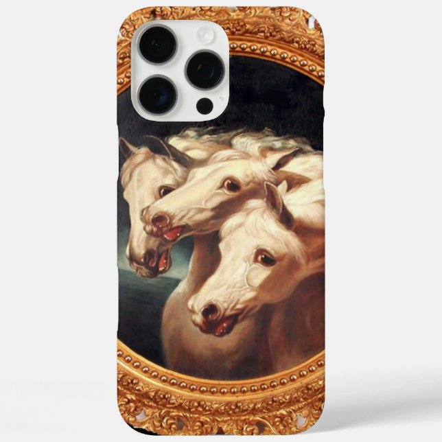 Pharaoh’s Chariot Horses Case-Mate iPhone Case (Back)