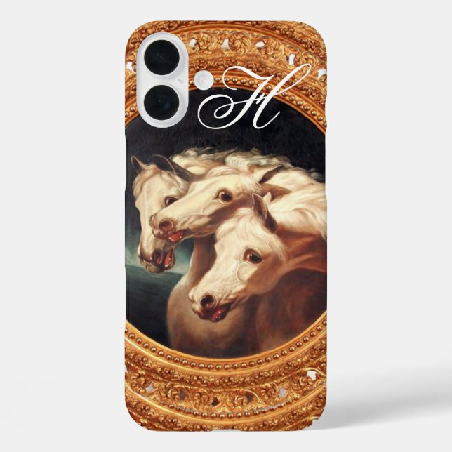 Pharaoh’s Chariot Horses Monogram Case-Mate iPhone Case (Back)