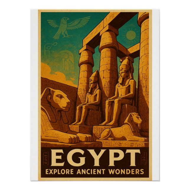 Pharaoh’s Legacy – Temple of Luxor” Poster (Front)