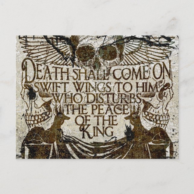 Pharaoh's Curse Postcard (Front)