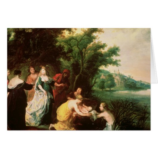 Pharaoh's Daughter Discovering Moses Cards (Front Horizontal)