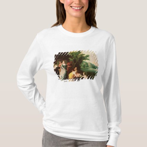 Pharaohs Daughter Discovering Moses T_Shirt