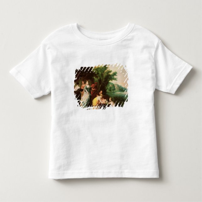 Pharaoh's Daughter Discovering Moses Toddler T-shirt (Front)