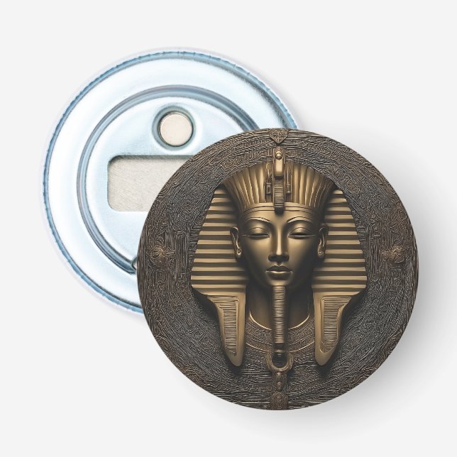 Pharaoh's Key: Luxurious Bottle Opener Art (Front)