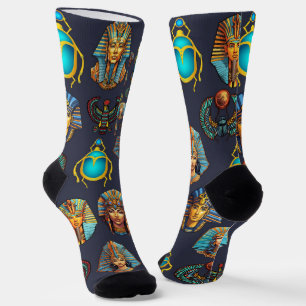 "Pharaoh's Legacy: Antique Egyptian Patterns  Socks