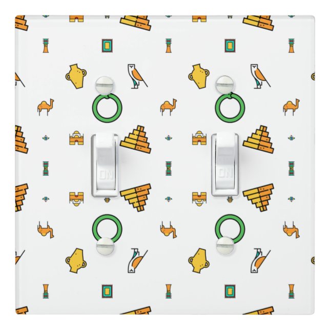 Pharaonic Light Switch Cover  (In Situ)