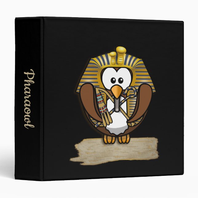 pharaowl 3 ring binder (Front/Spine)