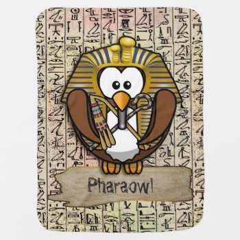 Pharaowl Baby Blanket by just_owls at Zazzle