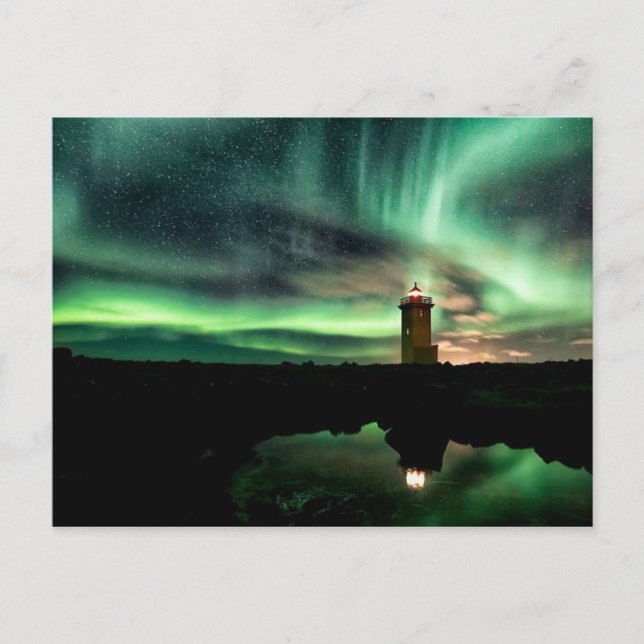 Phare de Stafnesvegur Islande Postcard (Front)