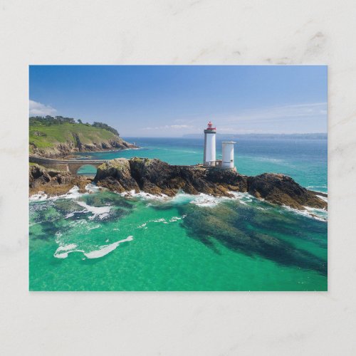 Phare du Petit Minou jour Finistre France Postcard