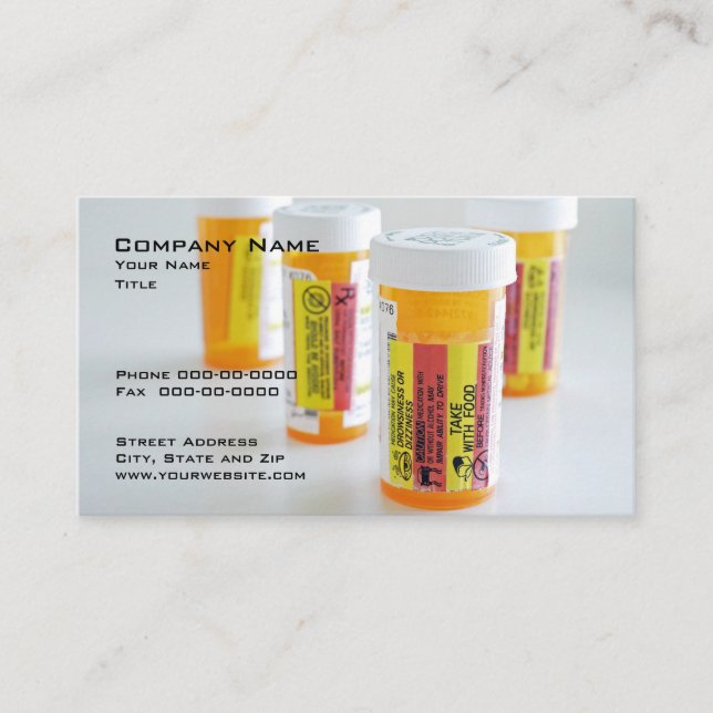 Pharmaceutical Business Card (Front)