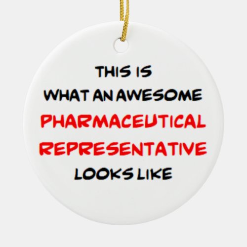 pharmaceutical representative awesome ceramic ornament