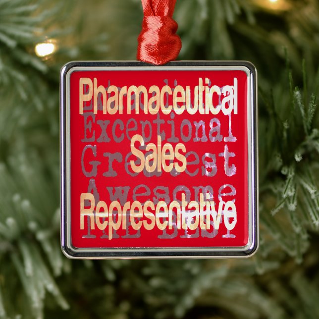 Pharmaceutical Sales Representative Extraordinaire Metal Ornament (Tree)