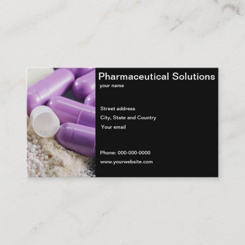 Pharmaceutical Solutions business card