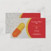 Pharmaceutical tablets medical Practitioner's Business Card (Front/Back)