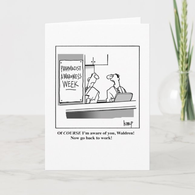 Pharmacist Awareness Week Card (Front)