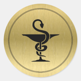 Pharmacist - Bowl of Hygeia Symbol Sticker