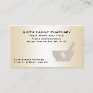 Pharmacist Business Card at Zazzle