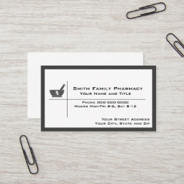 Pharmacist Business Card