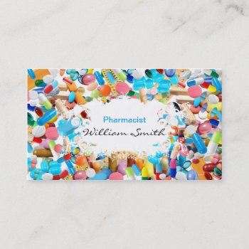 Pharmacist Business Card by KeyholeDesign at Zazzle