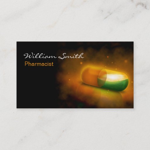 Customizable Pharmacist Business Card Templates