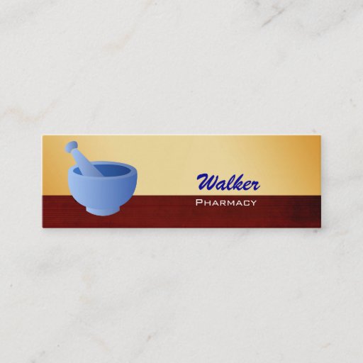 Customizable Pharmacist Business Cards