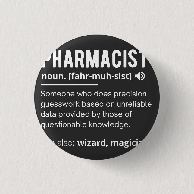 pharmacist button (Front)