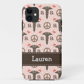 Pharmacist Caduceus Iphone 11 Case by cutecases at Zazzle