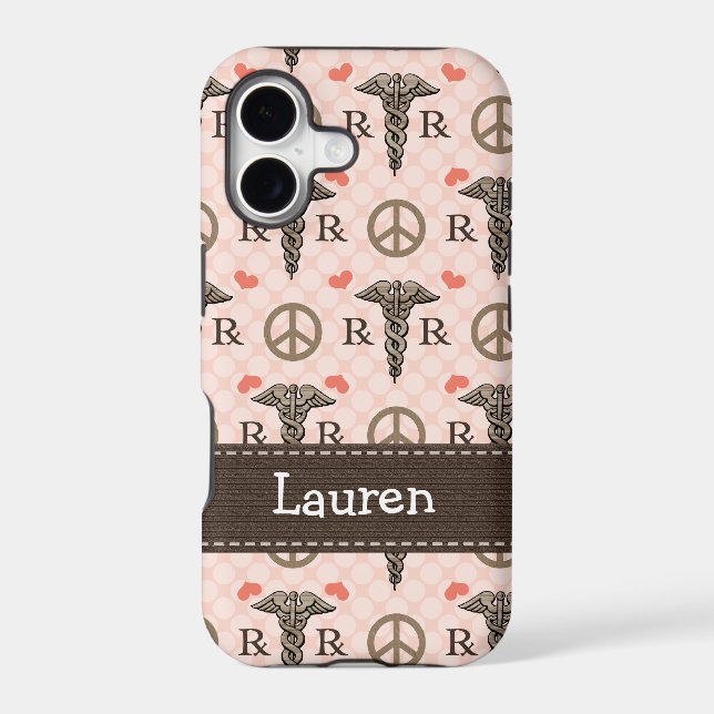 Pharmacist Caduceus Case-Mate iPhone Case (Back)