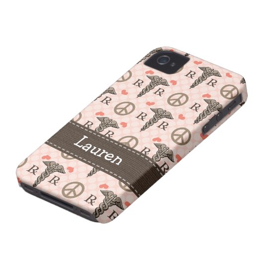 Pharmacist Caduceus iPhone 4 4s Case-Mate Cover (Bottom)