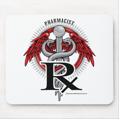 Pharmacist Caduceus Mouse Pad