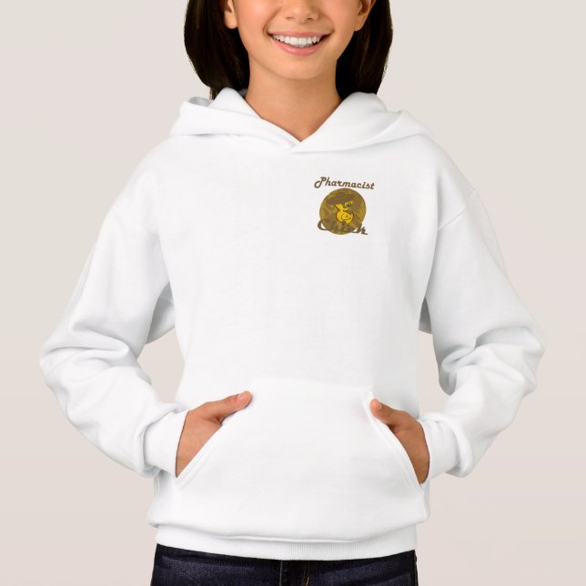 Pharmacist Chick #6 Hoodie (Front)