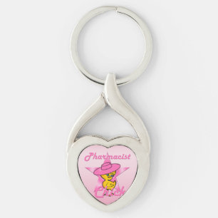 Pharmacist Chick #8 Keychain