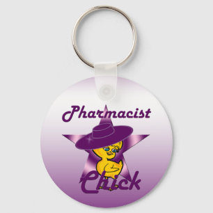 Pharmacist Chick #9 Keychain