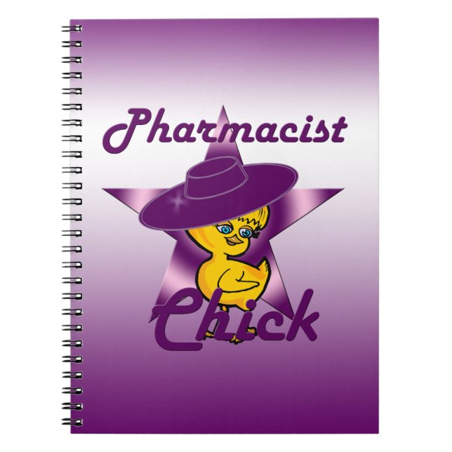 Pharmacist Chick #9 Notebook (Front)