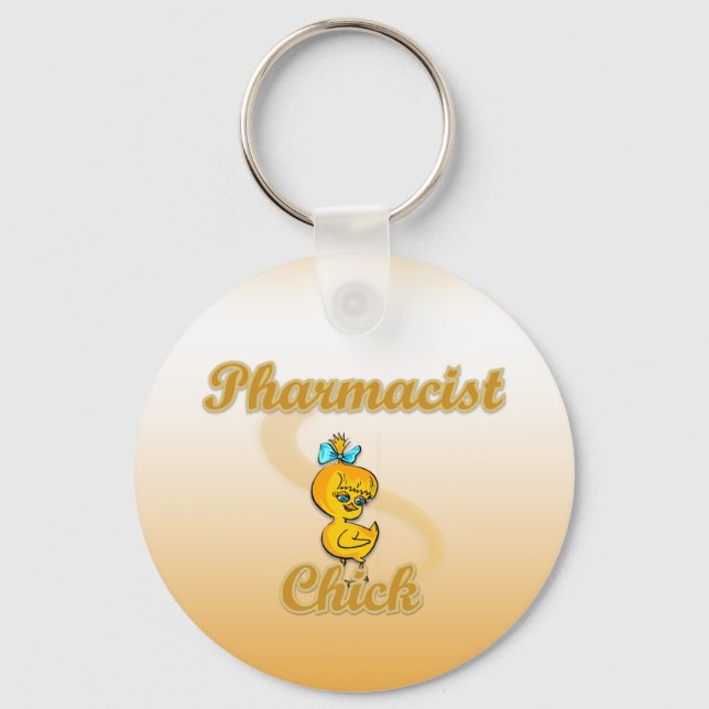 Pharmacist Chick Keychain (Front)