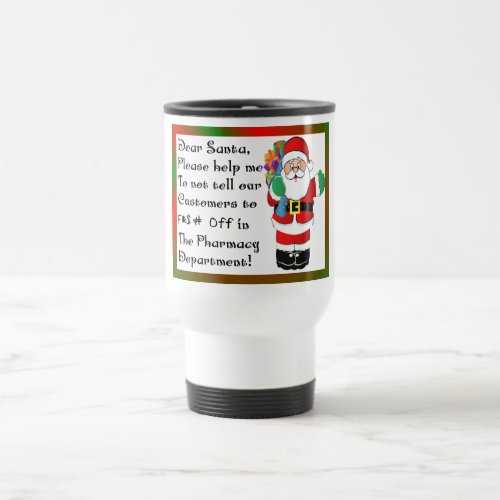 Pharmacist Christmas Themed Gifts Travel Mug