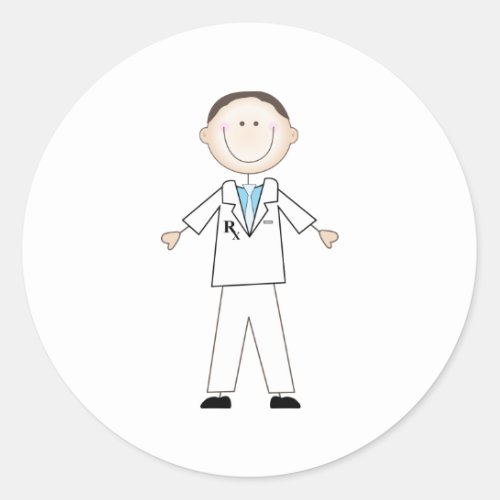 Pharmacist Classic Round Sticker