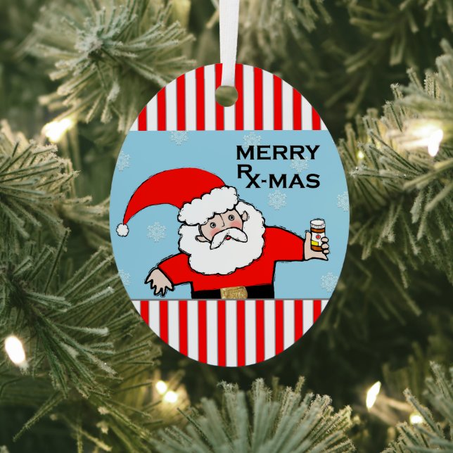 Pharmacist Collectible Christmas Metal Ornament (Insitu)