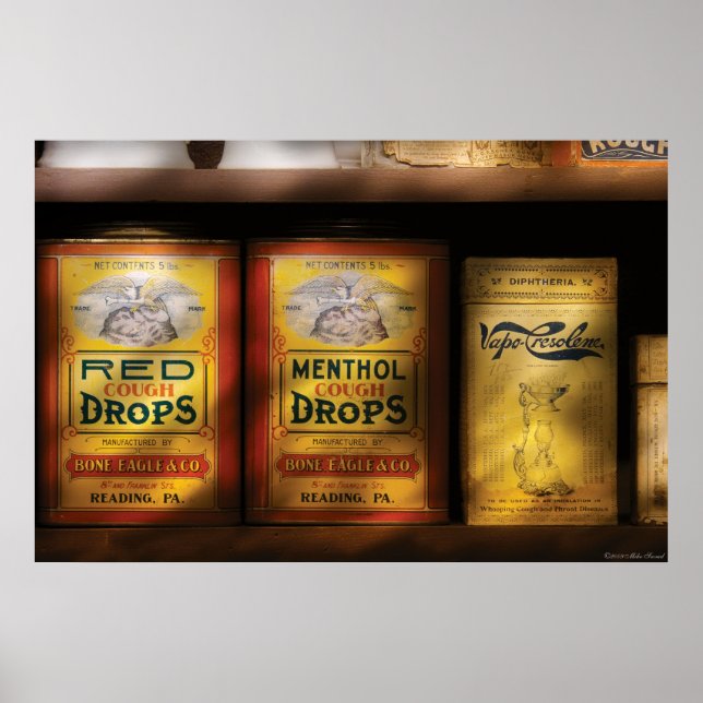 Pharmacist - Cough Drops Poster (Front)