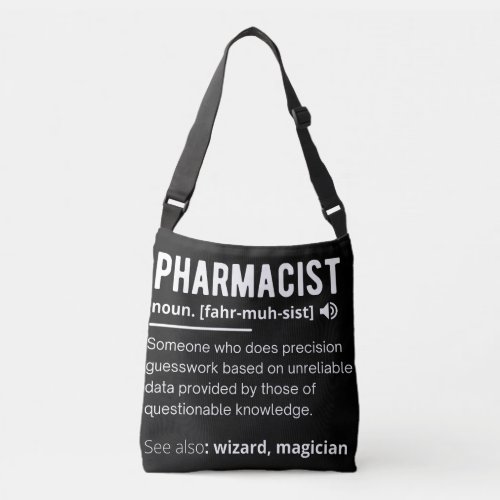 pharmacist crossbody bag