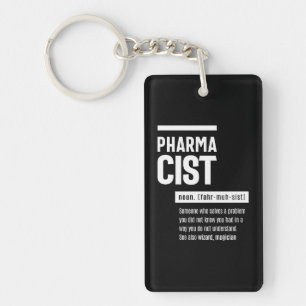 Pharmacist Definition Funny Gift Classic Keychain