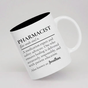 Pharmacist Definition Mug Custom Gift for Graduate