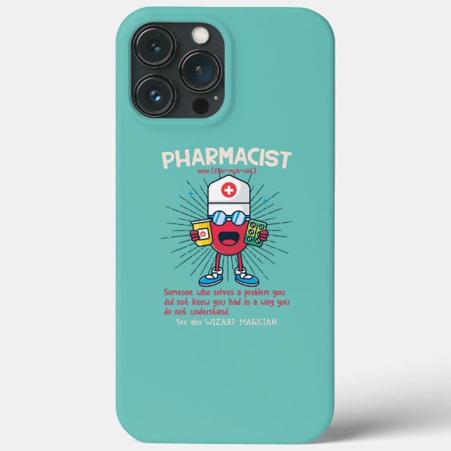 Pharmacist Drug Medicine Treatment Pills Case-Mate iPhone Case (Back)