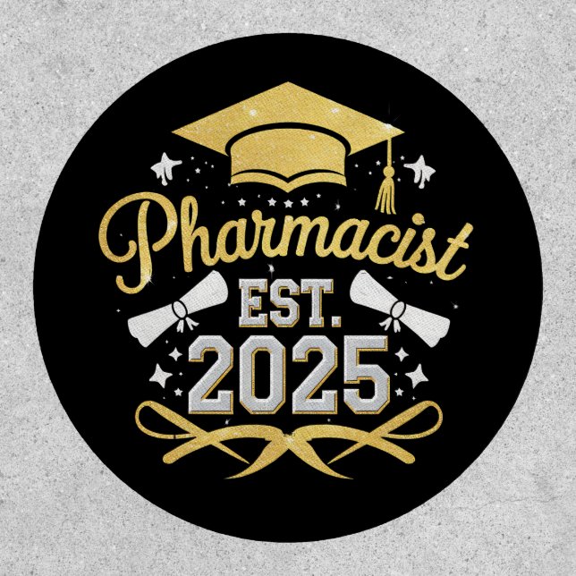 Pharmacist Est 2025 Pharmacy Graduation Patch (Front)
