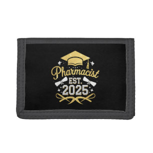 Pharmacist Est 2025 Pharmacy Graduation Tri-fold Wallet