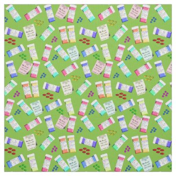 Pharmacist Fabric Lime by ProfessionalDesigns at Zazzle