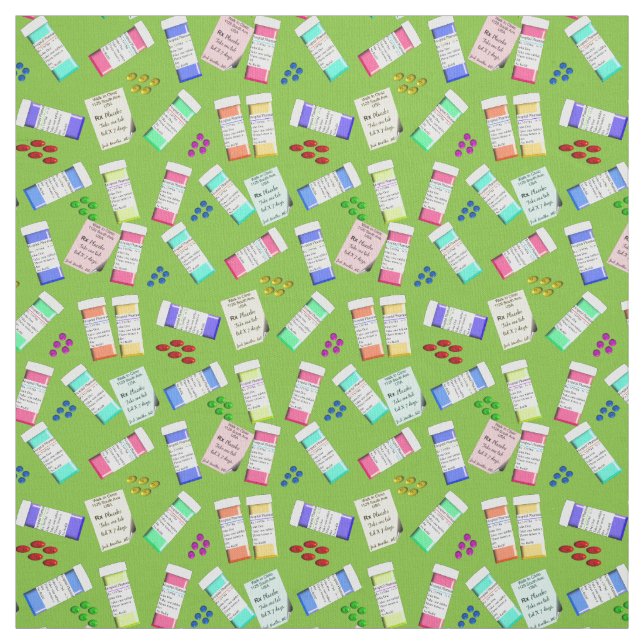 Pharmacist Fabric Lime (Swatch)